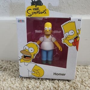 The Simpsons Homer Action Figure by Jakks - Yellow and White